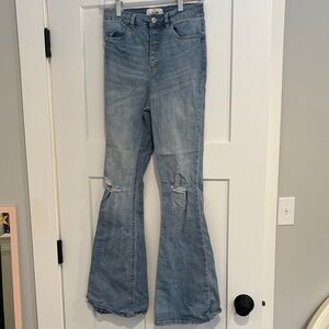 Refuge denim Light Blue Flare Jeans